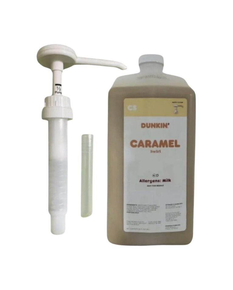 Dunkin Donuts Caramel SauceSwirlSyrup 64 Oz Jug